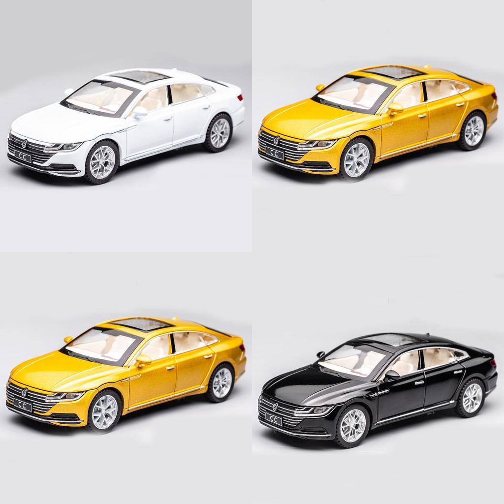 Volkswagen Cc Druckguss-Legierungsspielzeug mit Sound und Licht für das Spielzimmer von Kindern