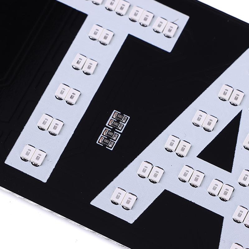 אור מונית, קישוט שלט LED למונית בשני צבעים, אור LED למונית הניתן לשינוי צבע בשני צבעים, נתלה על חלון הרכב עם USB (אדום וירוק, USB)