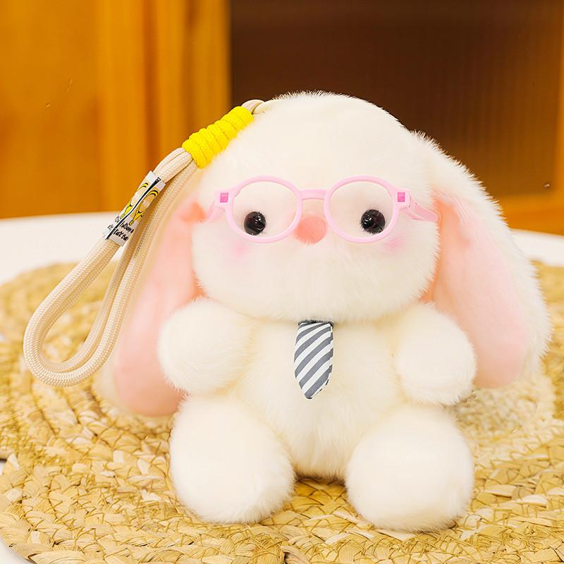 Bunny Lolita Plush Keychain Cute Hanging Doll For Bag Decor And Gift