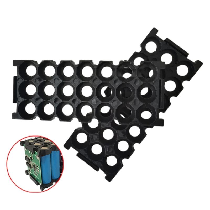 3x7 Slots 18650 Battery Support Bracket Battery Holder Rack with Heat Dissipation and Electrical Insulation Features