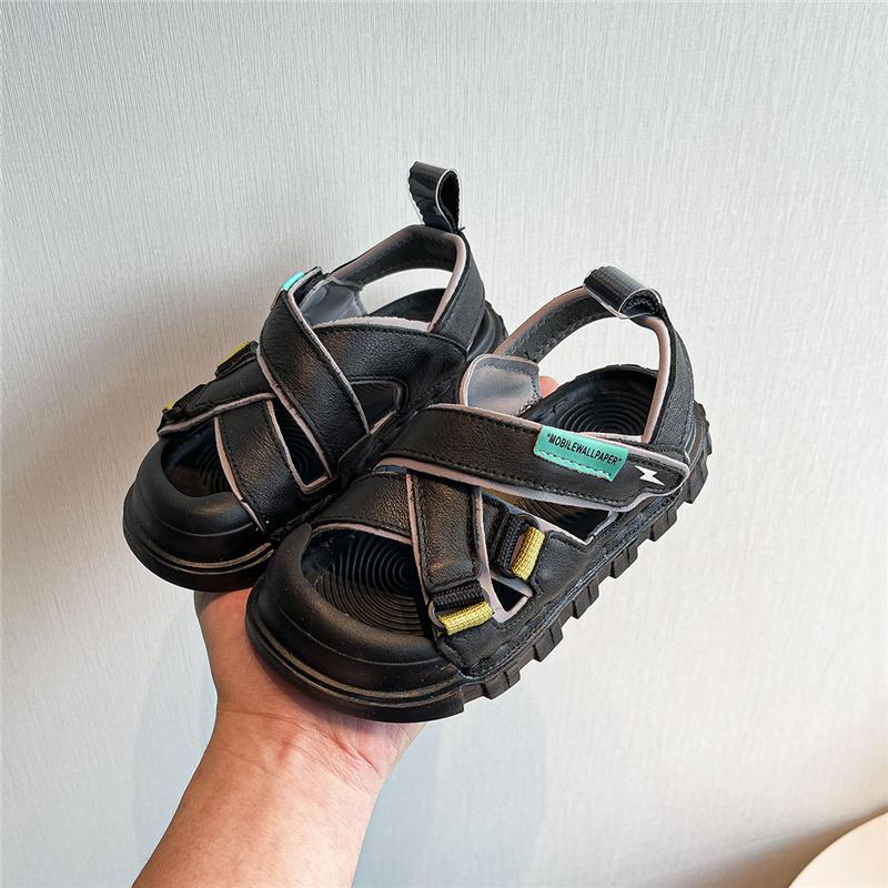 

Children S Summer Sports Sandals Fashion Cartoon Boys Casual Sandals Nonslip Beach Sandals Anti Collision Toe Cap Girls 26