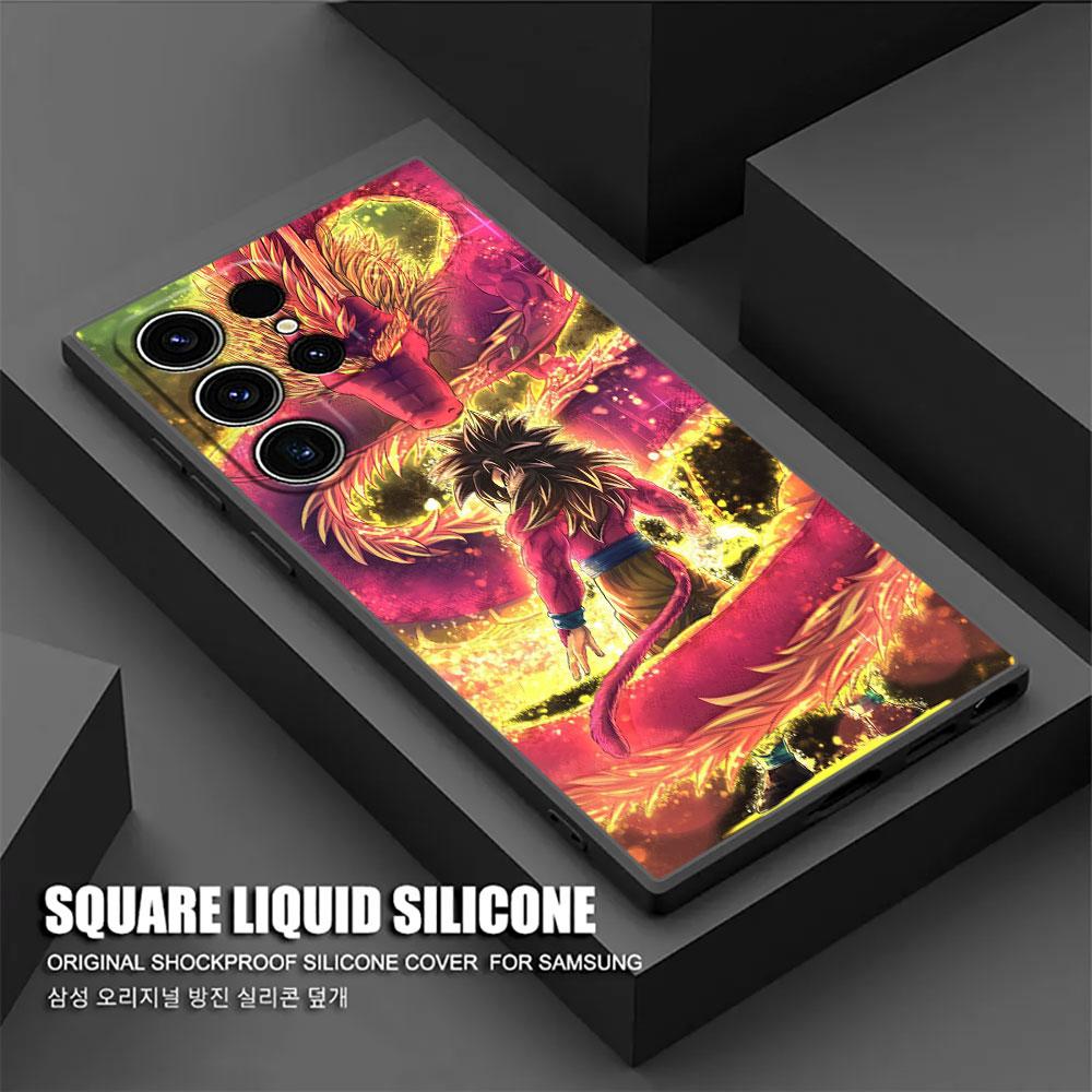 DragonS B-Ball Goku SSJ4 Phone Case For Samsung Galaxy S25 S24 S23 S20 S21 FE S26 S22 Ultra 5G S26 Plus S25FE Soft Silicon Cover