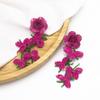 Exaggerated Flower Tassel Earrings Bead Long Tassel Earrings New Drop Earrings  Ear Jewelry