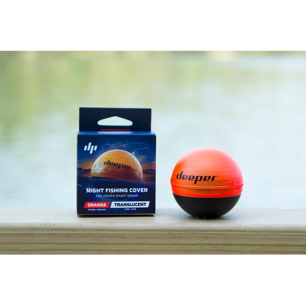 Поглиблене покриття для нічної риболовлі, спеціально для бездротового розумного ехолота, помаранчеве, Fri