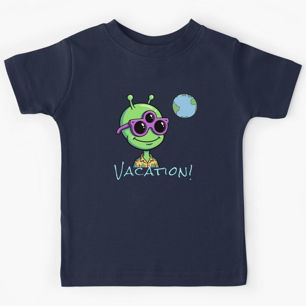 ALIEN VACATION Kids T-Shirt 130