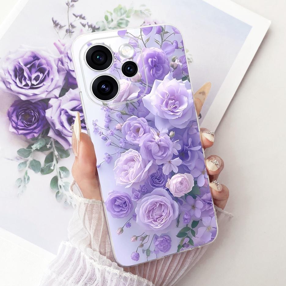 For Oppo Reno 15 FS Case Reno15 F 5G CPH2801 Luxury Butterfly Painted Cover Soft Slim Phone Case For Oppo Reno15 Pro Fundas Bags