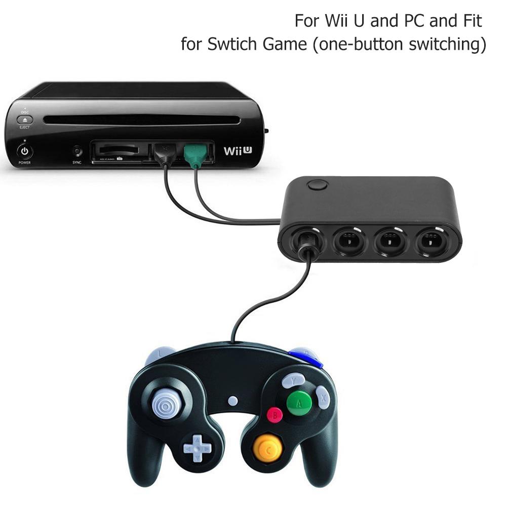 4 Ports Game Converter for GameCube GC Controller USB Adapter for Nintend Switch NGC/Wii u/PC Star Fighting Game Accessories