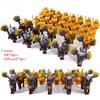 8pcs/lot The Elves Soldier Orcs Army Figures LOTR Armor Guard Warrior Archer Medieval Knights  Building Blocks Bricks Toys Gifts