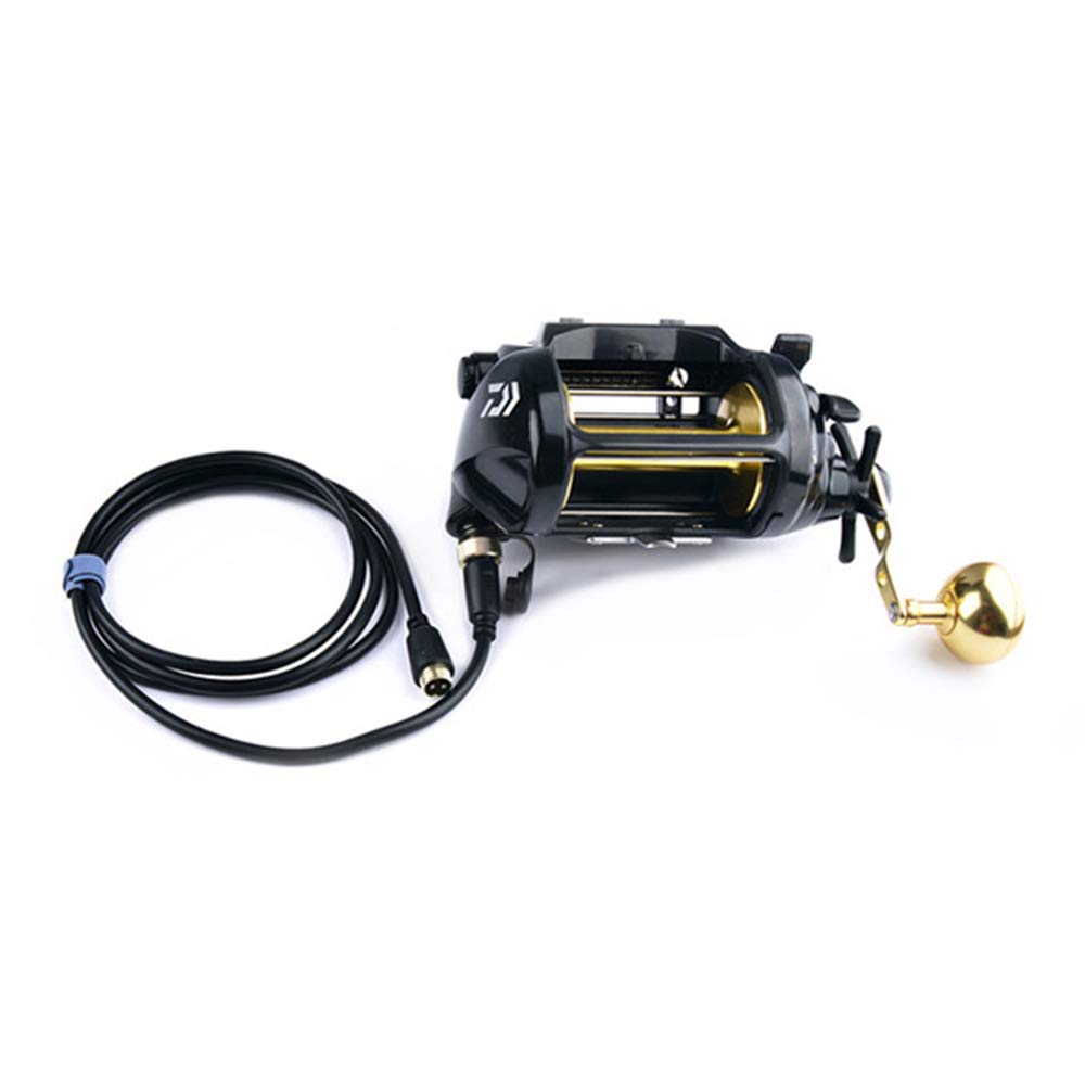 Conversion Cable for Daiwa and Shimano To To Compatible Replacement Power Cord for Electric Reels To 6-Type BM, 2-Core 6-Core, 2-Hole 6-Hole, Cable,