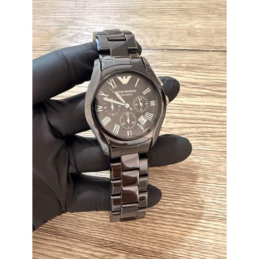 Used Good Condition Final Price Below Emporio Armani AR1400 Ceramic Chronograph