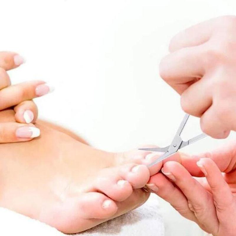 Toenail Scissors Clippers Long Handle Toenail Scissor Angled Blades Fingernail and Toenail Scissors Nail Care Tool for Men Women