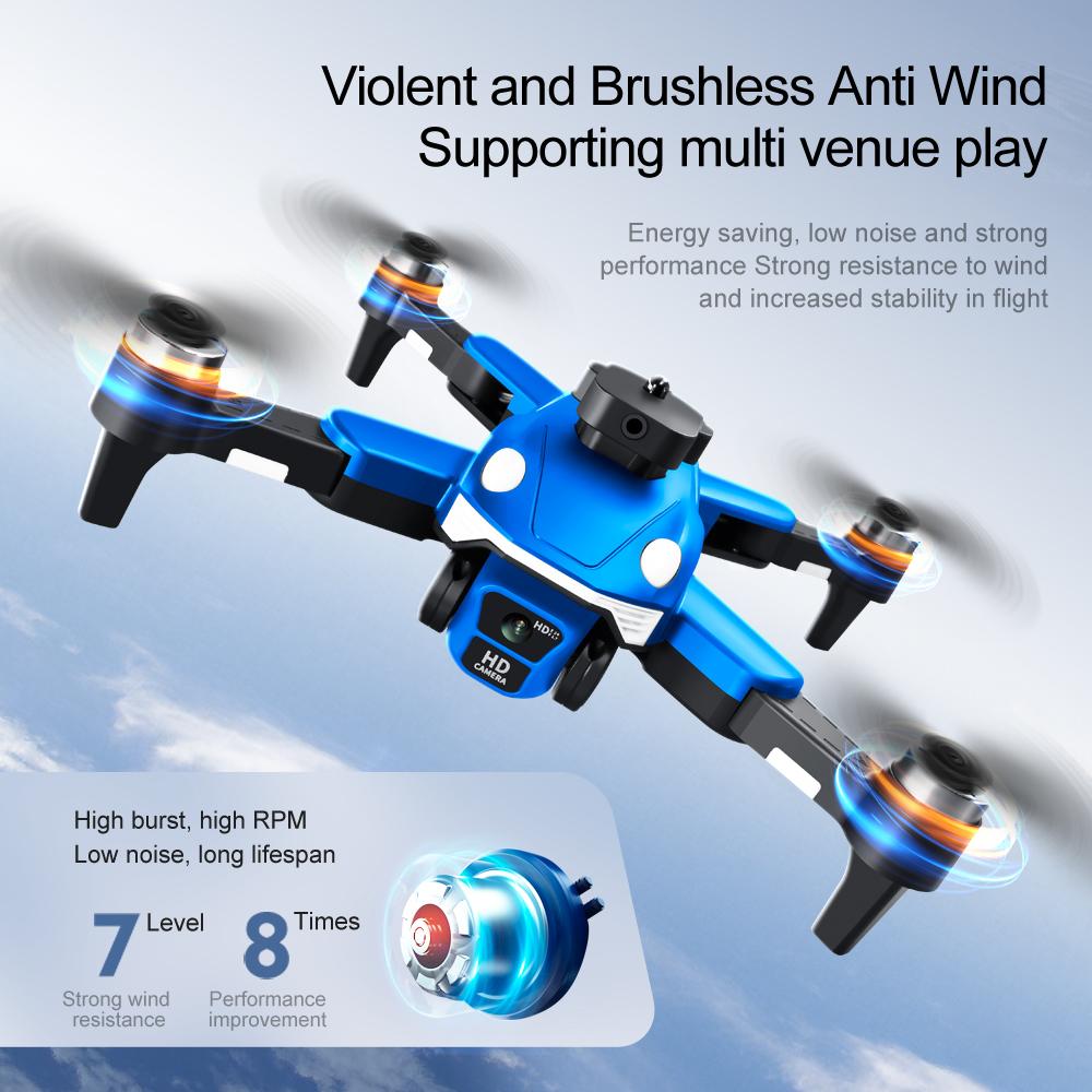 F200 Drone Brushless Professional HD Aerial Photography Wide Angle 4K Dual Camera 5G WIFI FPV Foldable Quadcopter RC Obstacle Avoidance Toys Gift