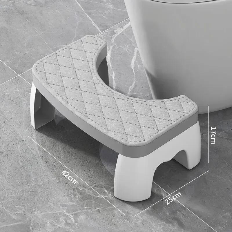 1PC Bathroom Special Squat Stool Portable Thickened Bathroom Foot Stool Removable Non-Slip Adult/Children Toilet Seat Stool