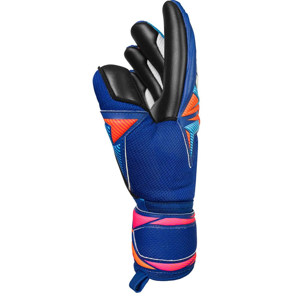 Mănuși Portar Reusch 5660725 Attract Infinity Evolution NC Sharp Mărimea 8 (4127) Albastru/Portocaliu Șocant/Negru