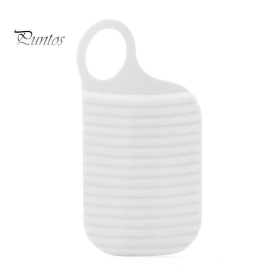 Plastic Washboard for Laundry Portable Mini with Convex Points, Compact Non-Slip Scrub Small Board Board, Hand-held Supplies Collars Cuffs Socks