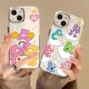 Cute Cartoon C-Care B-Bears Phone Case For iPhone 17 16e 16 15 14 13 12 11 Mini Pro Max X XR XSMAX 8 7 Air Plus Soft Cover