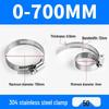 304 Stainless Steel Quick-Install Hose Clamp for Gas Pipes