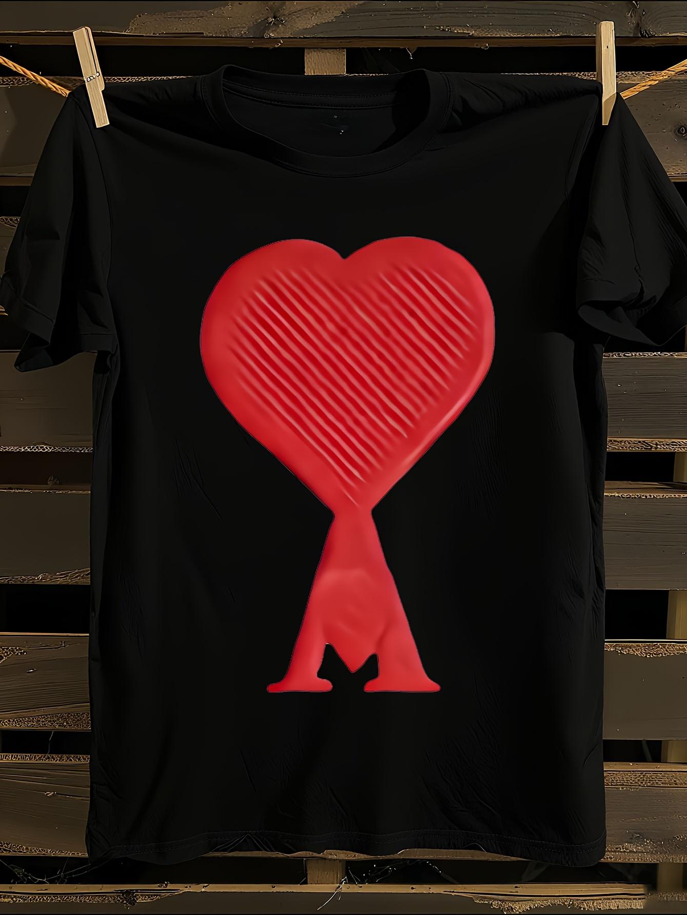 WoRed Heart Key Graphic Tshirt XXXL