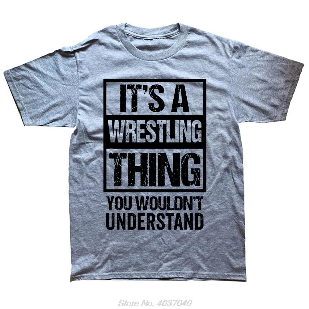 Vintage Wrestling Gift Classic Funny Gift T-Shirt Students Wrestler Cotton Holiday T Shirt Hip Hop Streetwear Summer Men Tshirt