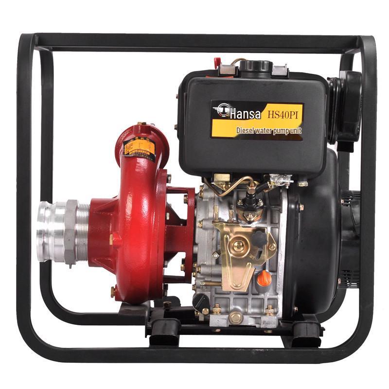 Ito Diesel Engine Water Pump HS30PIE/40PIE 3/4 Inch Mobile Rescue Drainage for Flood Control and Emergency Situations.