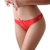 Bezešvá dámská tanga G-String s květinovou krajkou Průhledné sexy spodní prádlo