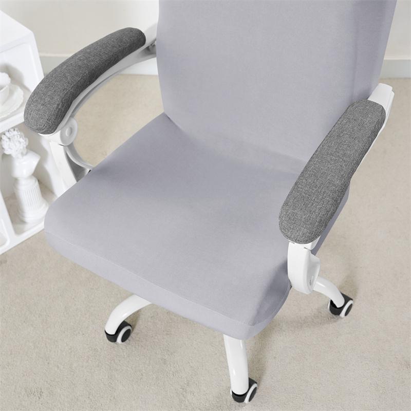 1Pc Office Chair Cover Stretch Anti-Dirty Elastane Cloth Computer Seat Cover Slipcover Universal Non-Slip Game Chair Covers
