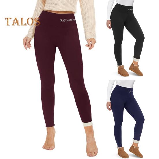 Women Leggings Elastic High Waist Embroidery Letter Print Yoga Pants Sporty Style Skinny Trousers Autumn Winter Bottoming Pants