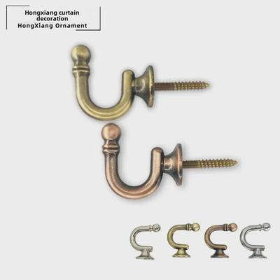 Zinc Alloy Round Head Curtain Wall Hook – Small Curtain Accessory