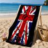 British Flag Artwork Beach Towel, Quick-drying, Easy To Care For, Suitable for Both Fitness and Beach Vacations,Sports Essential