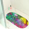 Small Flower Green Plant Map Balcony Bathroom Mat Hydrophobic Non-Slip Door Mat Swimming Pool Public Places Non-Slip Floor Mat