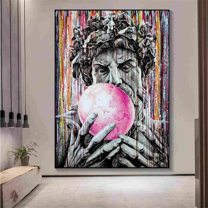 

Винтажное изобразительное искусство, фигурка Моны Лизы, холст, картины, постеры и принты, настенные художественные картины для украшения гостиной, Cuadros