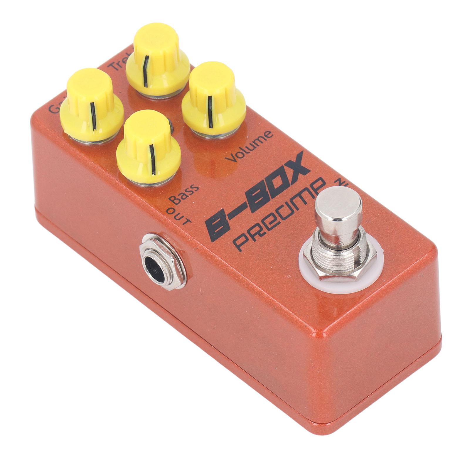 

B Box Preamp Pedal Mini Single Effect with Overdrive Function Electric Guitar Replacement Parts Accessories