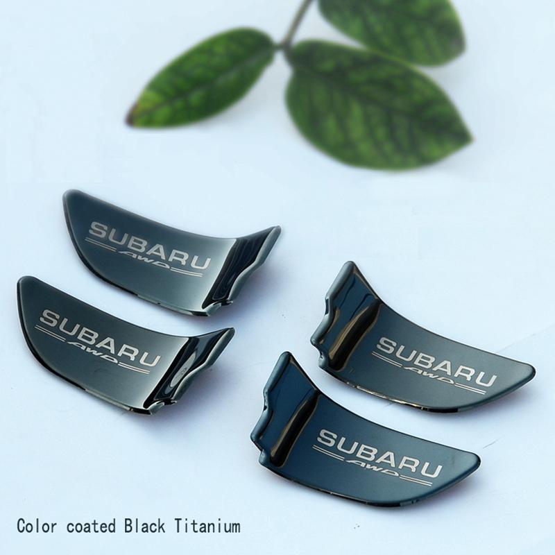 Suitable for Subaru XV Outback Lion Forester inner door bowl sticker stainless steel inner puller sticker interior modification Z12