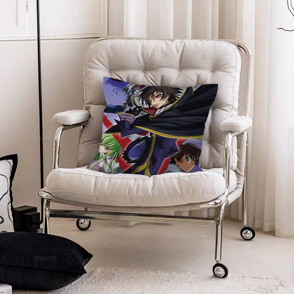 

Японский Code Geass Наволочка Чехол для подушки Обивка Диван Накидка Декор для дома Наволочка 12x12Inch
