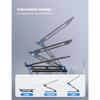 1PC notebook bracket desktop hollow heat dissipation bracket folding lift suspended laptop bracket