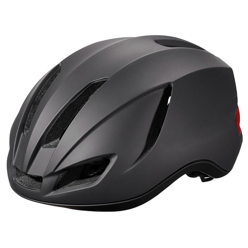 Integrated In-Mold Cycling Helmet Mountain Bike Road Riders PC Shell With Edge Protection Reflective Rear Light