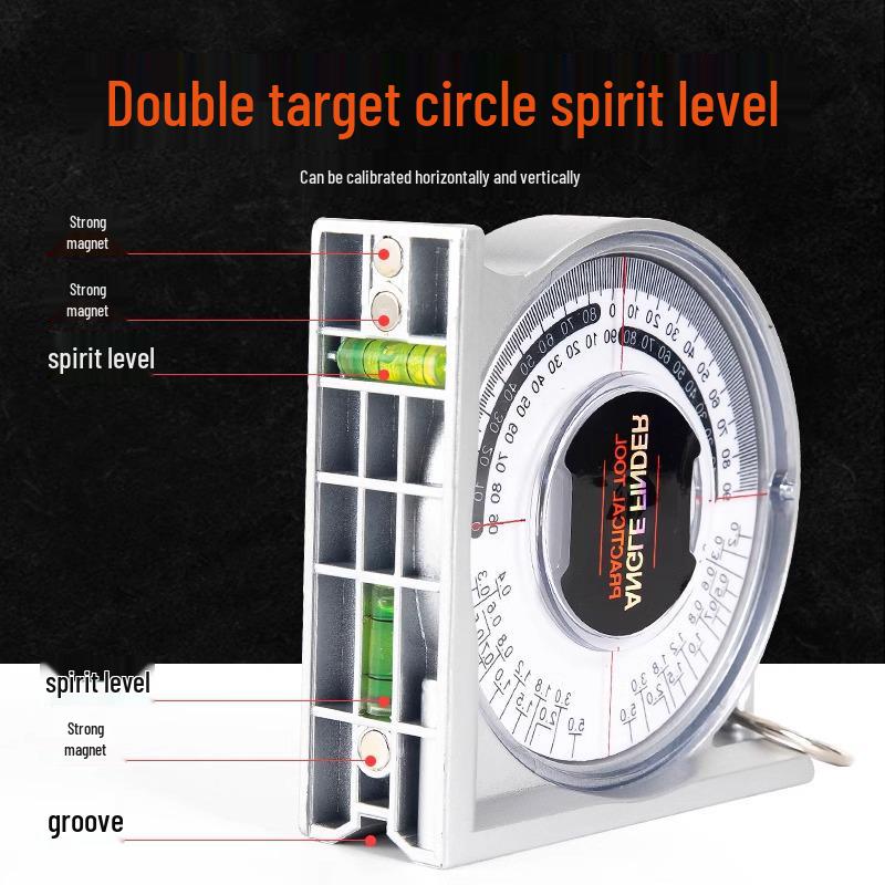 High-Precision Digital Inclinometer: Multifunctional Magnetic Angle Finder with Horizontal Display