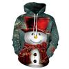 Spring Autumn Men's Hoodies Christmas Series 3D Printed Sweatshirt Long Sleeve Pullover Loose Comfortable Casual Couple Hoodie