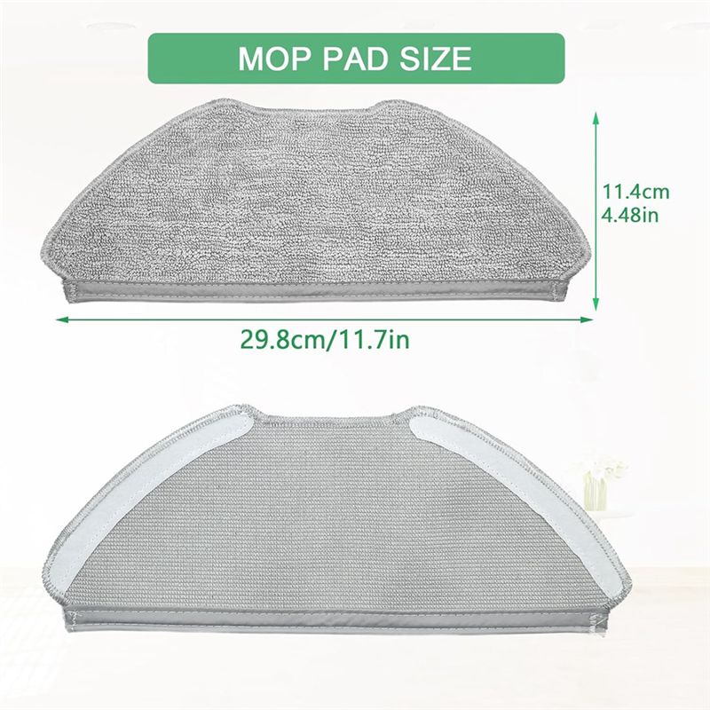 Gute Mopptuch-Pads für AIRROBO T20 Roboter-Staubsauger Ersatzteile, Waschbare Weiche Mikrofaser-Mopps