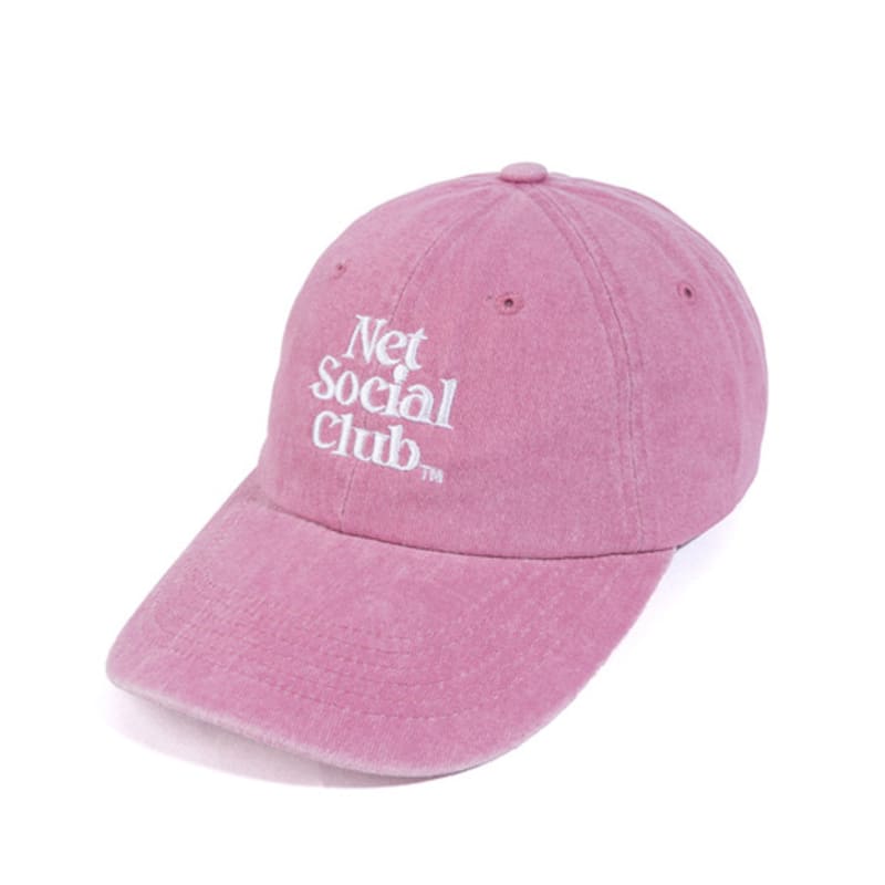 Net Social Club OG LOGO PEACH PIGMENT CAP (PINK)