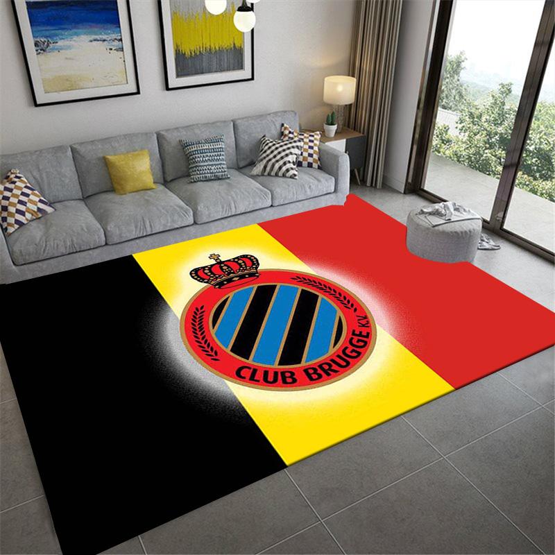 Club Brugge Logo Carpet Rug for Living Room Bedroom Home Sofa Decoration,Kids play Non-slip Floor Mat