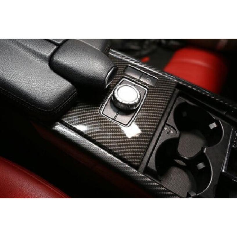 Carbon Fiber ABS Gear Shift Trim Central Console For Benz E-Class 2014-2015 1PCS