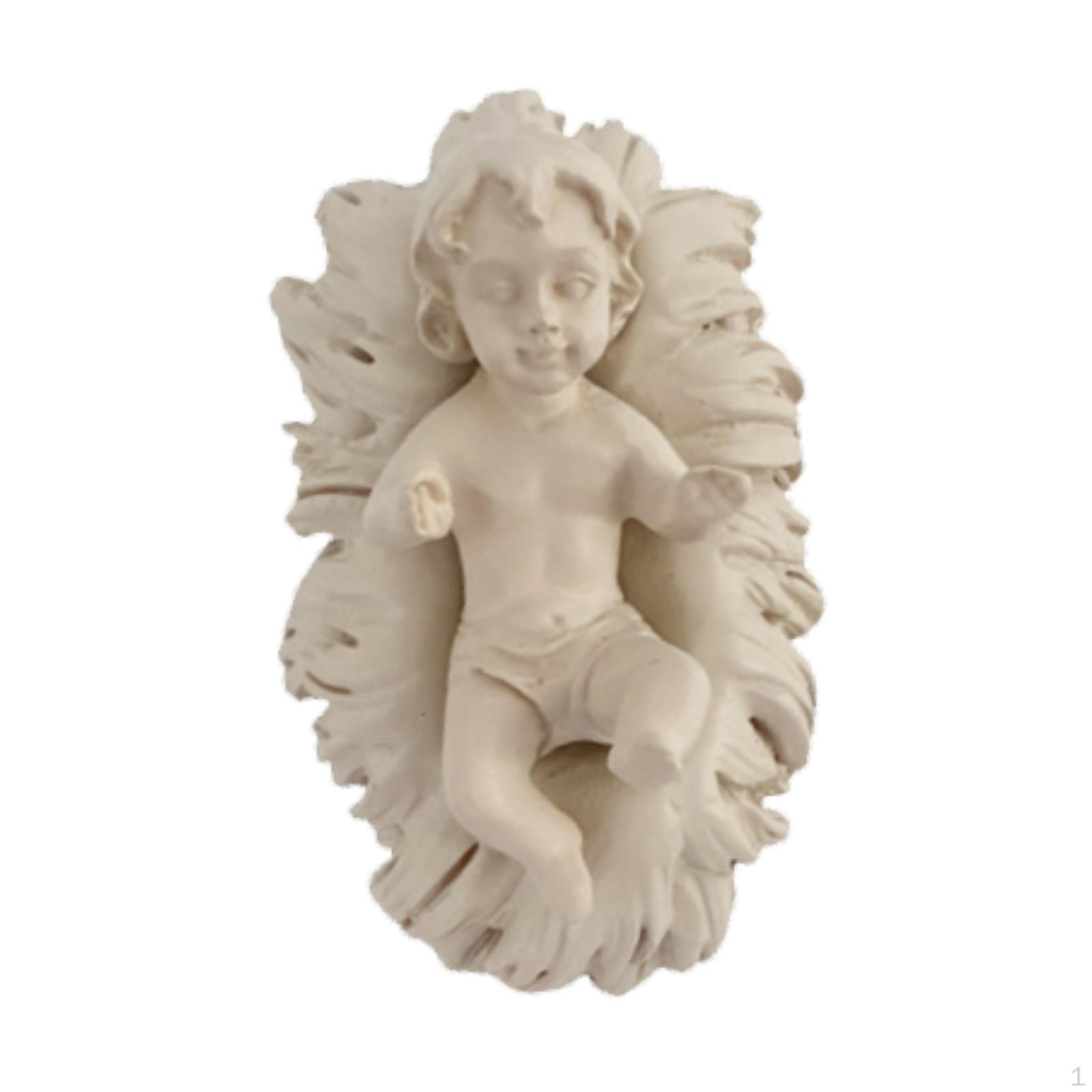 

Христианская статуэтка, Рождественский вертеп, статуя Иисуса для декора домашнего офиса Style G