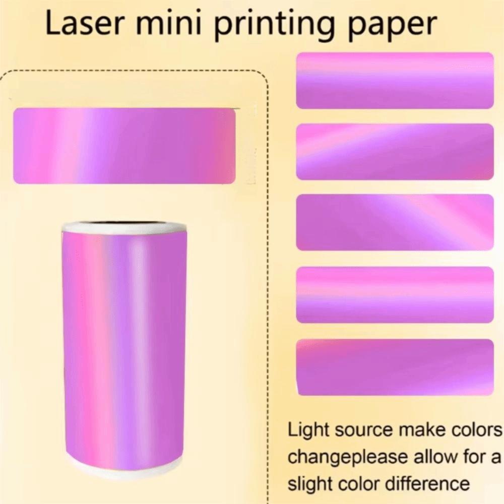 HD barevné termopapíry Lesklé samolepicí štítky Přenosný tisk