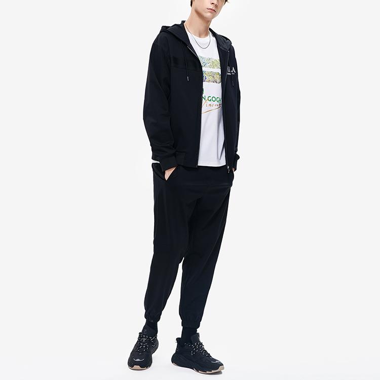 New FILA Jackets Men's Jet Black F11M228501F-BK