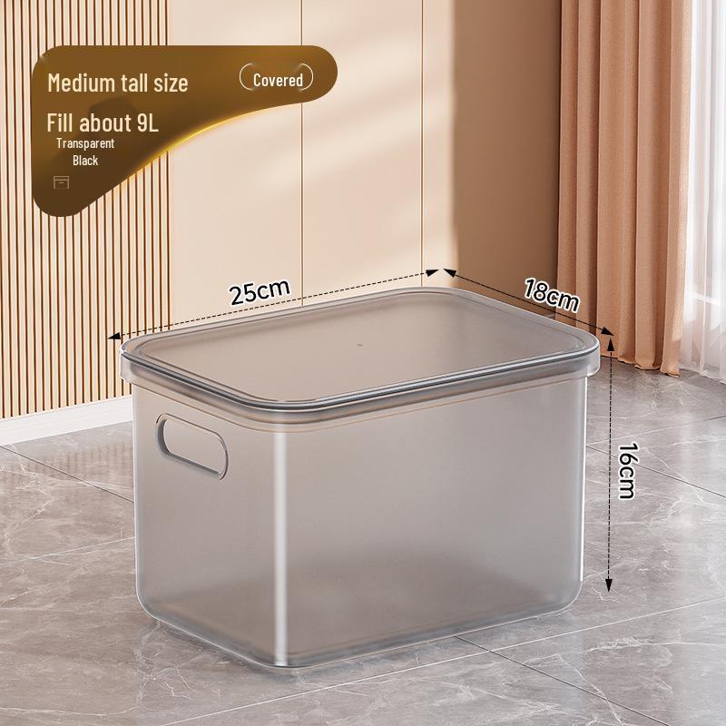Clear Plastic Storage Box for Toys, Snacks, and Clothes 