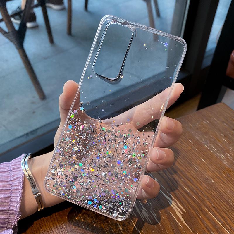 Stylish Glitter Soft TPU Case For Samsung Galaxy A51 A71 A70 A50 A30 A40 A20 A10 A20E A30S A50S M31 S20 Ultra S10 S9 S8 Plus S10E Bling Sequins Cover