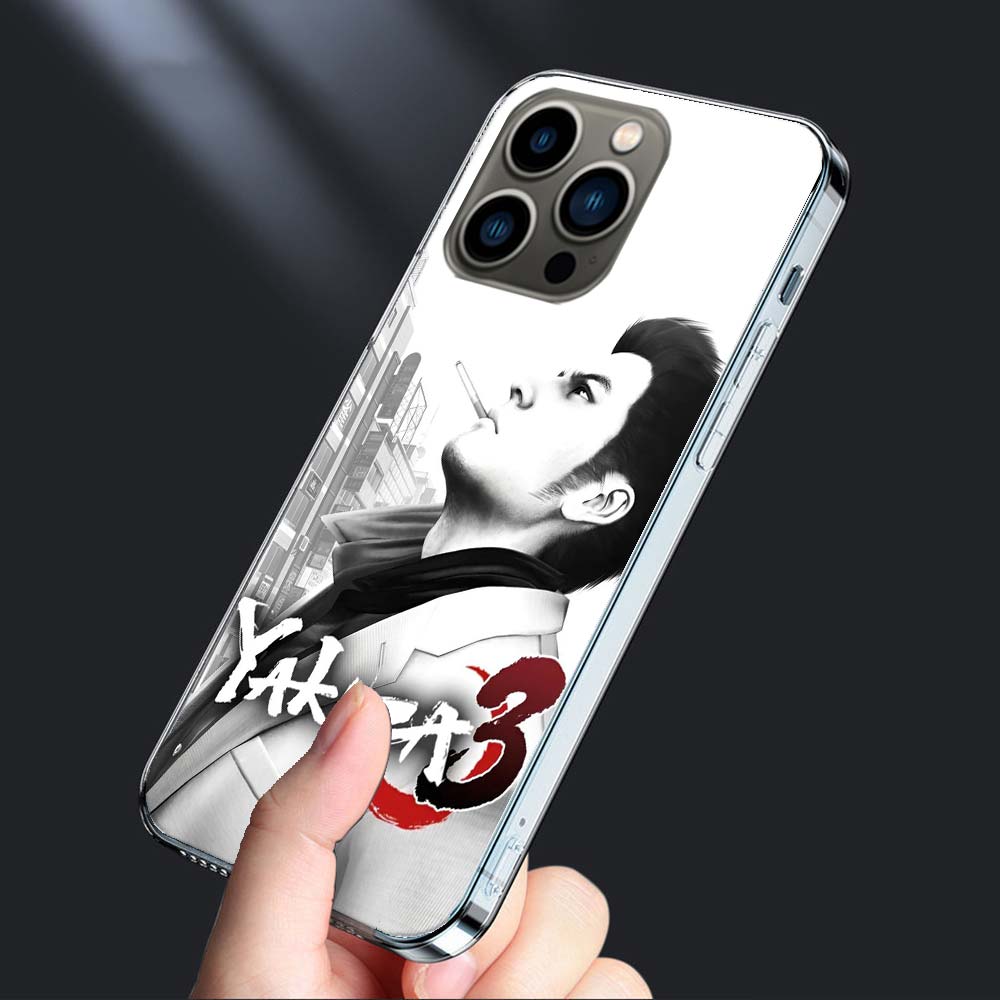 Yakuza 0 Game Phone Case For Iphone 16E 15 Pro 14 Plus 17E 16 17 Pro Max Air 11 12 13 Mini Shockproof Capa Cute Cover TPU Cle
