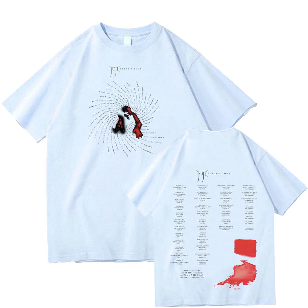 Joji Solaris Tour 2026 T-shirts Summer Short Sleeve New Design Clothing Women Men High Quality Cotton Oversized Tees Streetwear