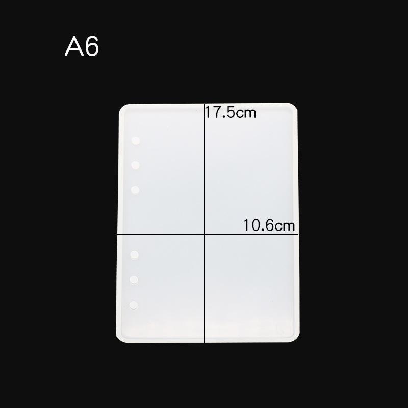 A4 A5 A6 A7 Silikonová kapkovací lepicí hmota DIY obal na notebook Forma Křišťálová kapka Lepidlo s vysokým zrcadlem Forma kapkovací hmota